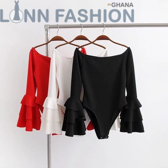 Sexy Off Shoulder Body Shirt Blouse Women Butterfly Sleeve Solid Color Elastic Slim Bottoming Shirt Femme Tops